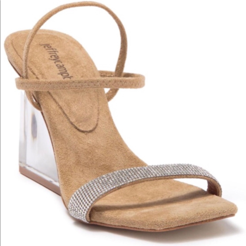 Beautiful Jeffrey Campbell Embellished Wedge Sandals